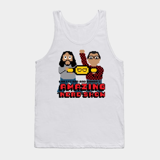 8-bit A.N.S. Tank Top by The Amazing Nerd Show 